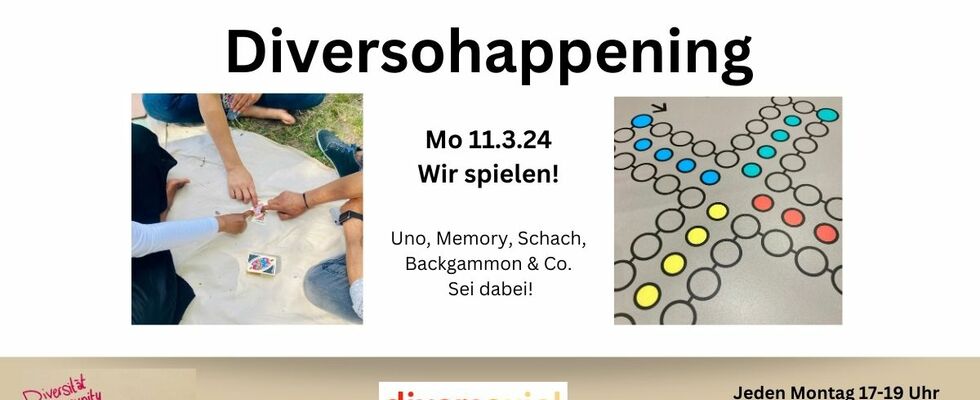 Diversohappening: Waffeln & Spiele