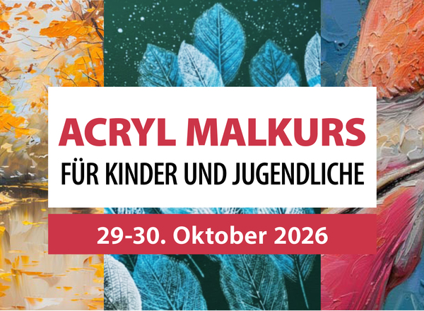 Acryl Malkurs für Kinder und Jugendliche