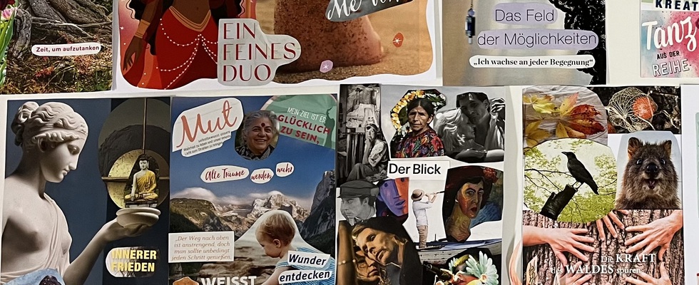  Die Kraft der Bilder-Collagieren und Schreiben