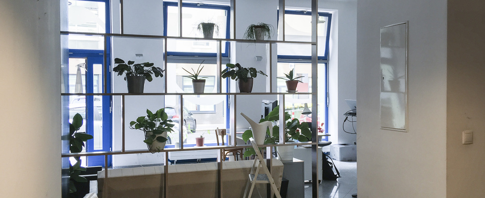 Arbeitsplatz im Gemeinschaftsbüro