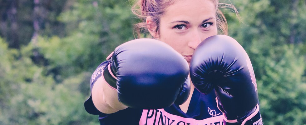Kampfsport Training im Stadtpark