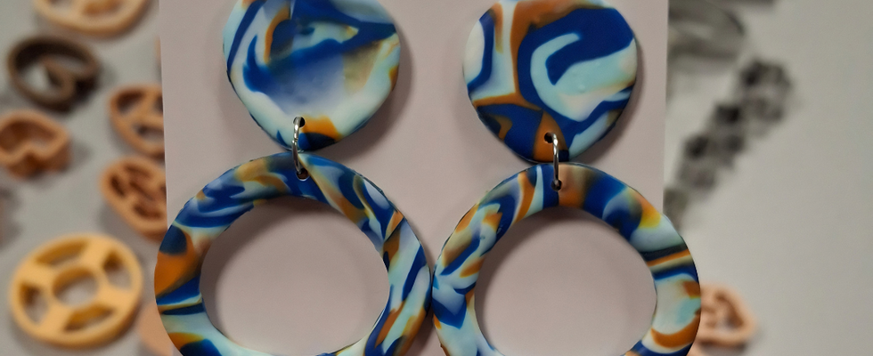 Marbled Earrings Workshop in Vienna | in English | 5 November