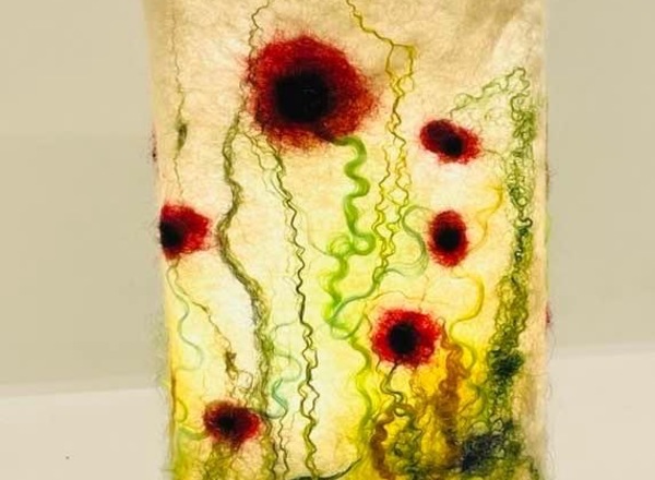 Lampe filzen