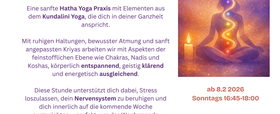 Soulyoga-Sanftes Hatha Kundalini Yoga
