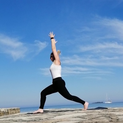 Yogaplatz im Freien 