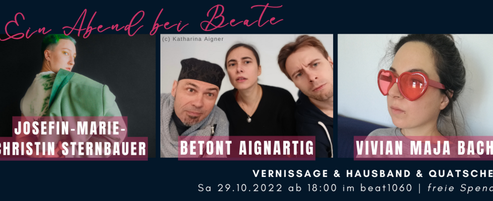 Ein Abend bei Beate - Vernissage I Hausband I Quatschen