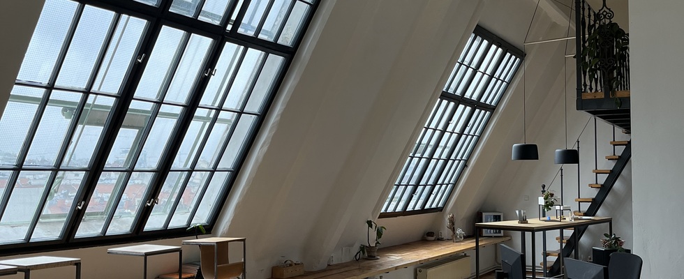 Wunderschönes Atelier im Dachgeschoß 