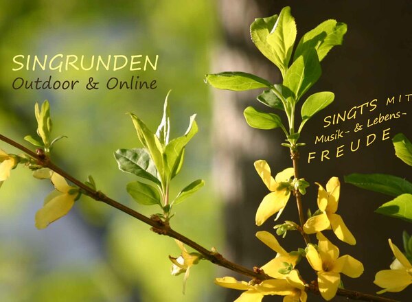 SINGT'S mit Freude - Fernsingrunden über Zoom im April