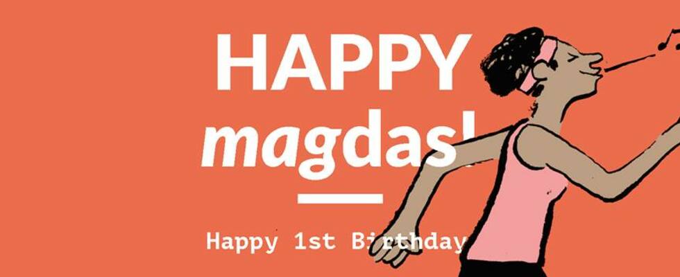 1st b'day - magdas HOTEL hat Laufen gelernt...