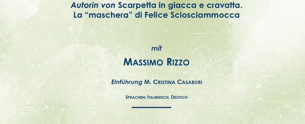 SchriftstellerInnen hautnah: Tiziana Paladini