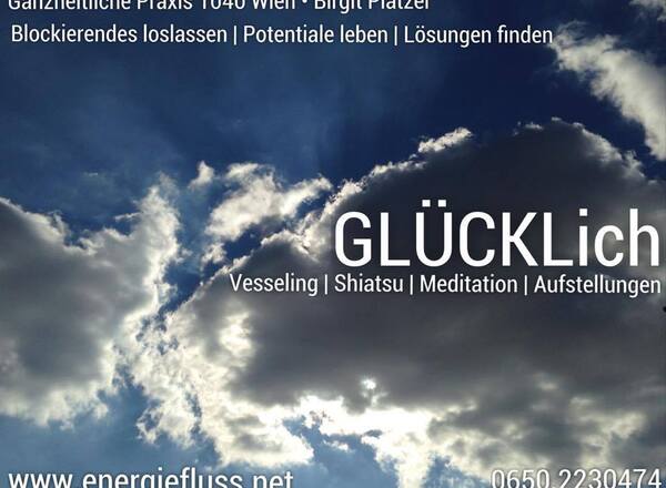 Birgit Platzer - GLÜCKLich Praxis 1040 - Shiatsu | Achtsamkeit | (online) Coaching