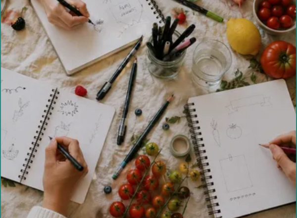 Sketchnotes 'Secret Garden' Workshop x artsip