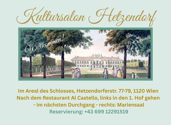 Eröffnung Kultursalon Hetzendorf. Autorenlesung: Wilfried Meichtry