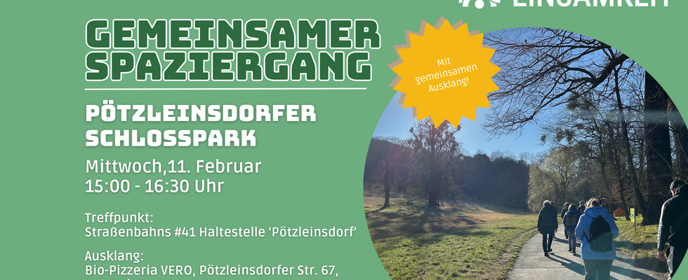 Gemeinsamer Spaziergang - Pötzleinsdorfer Schlosspark