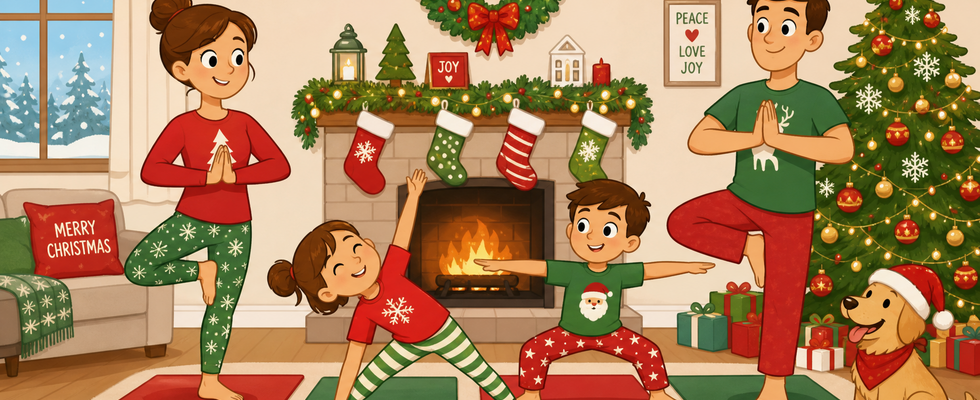 CHRISTMAS FAMILY YOGA!