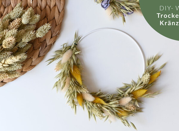 Workshop: Trockenblumen-Kranz binden
