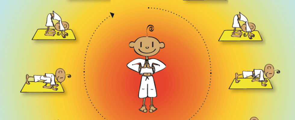 Häkeln und Kinderyoga Tag in den Ferien