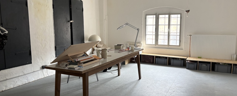 Atelierplatz zu vermieten – 31 m² im Gemeinschaftsatelier