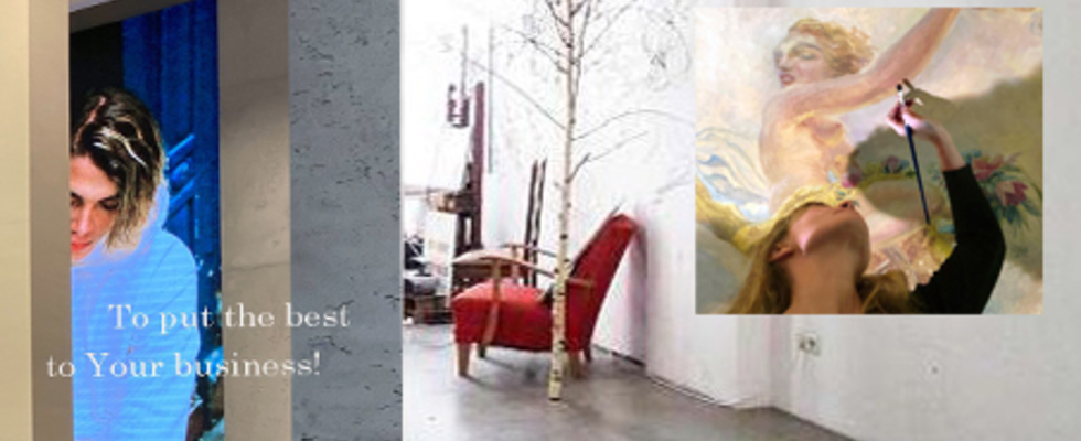 ATELIER SCHATZ, Wandmalerei und Oberflächengestaltung/Coworking-Atelier