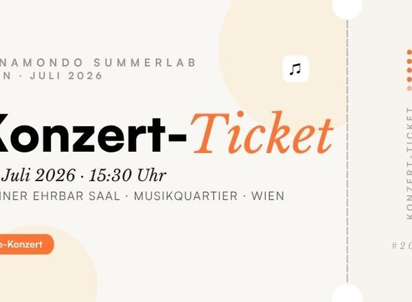 Abschlusskonzert des SONAMONDO SummerLabs 2026