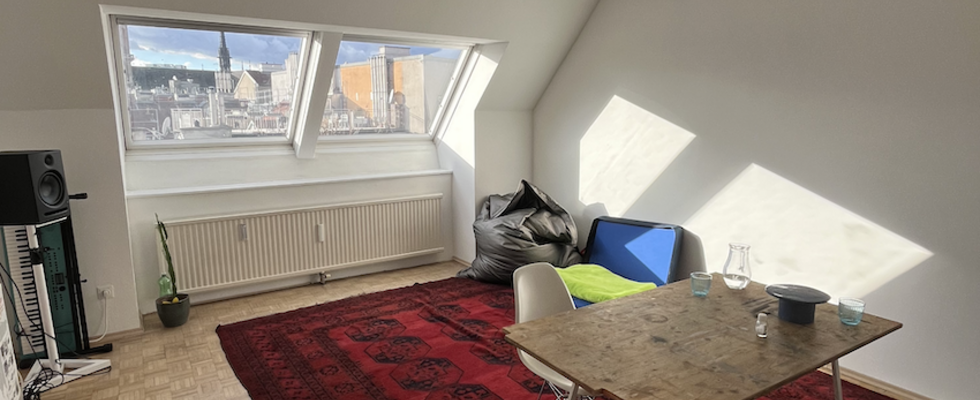 Dachsgeschoss 🦡📈  -  Co-Working Wohnzimmer