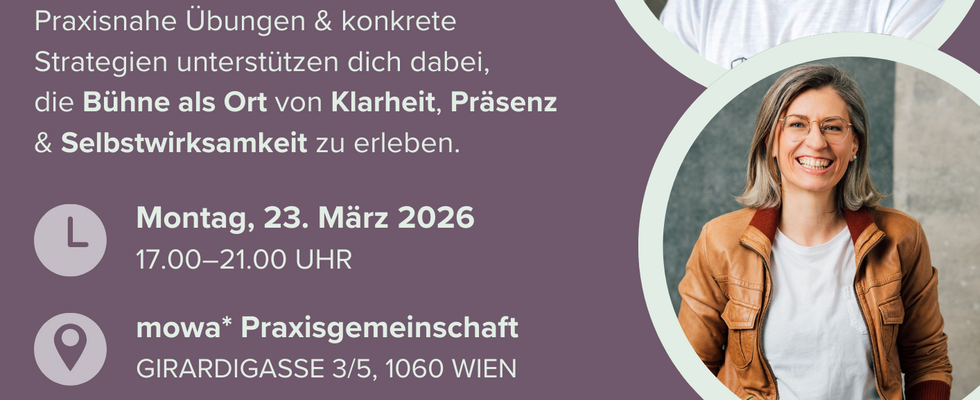 Workshop "THIS IS ME - Auftrittskompetenz mit Haltung"