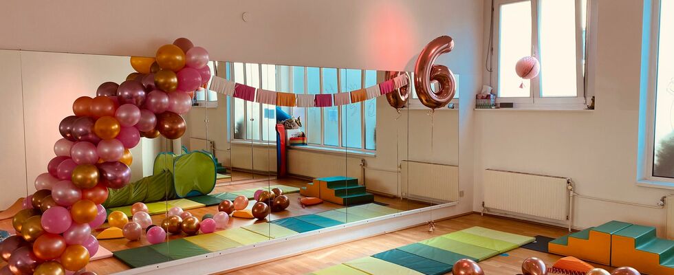 Kindergeburtstag feiern im Bewegungsraum