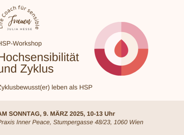 Zyklusbewusst(er) leben als HSP - Weltfrauentag-SPECIAL