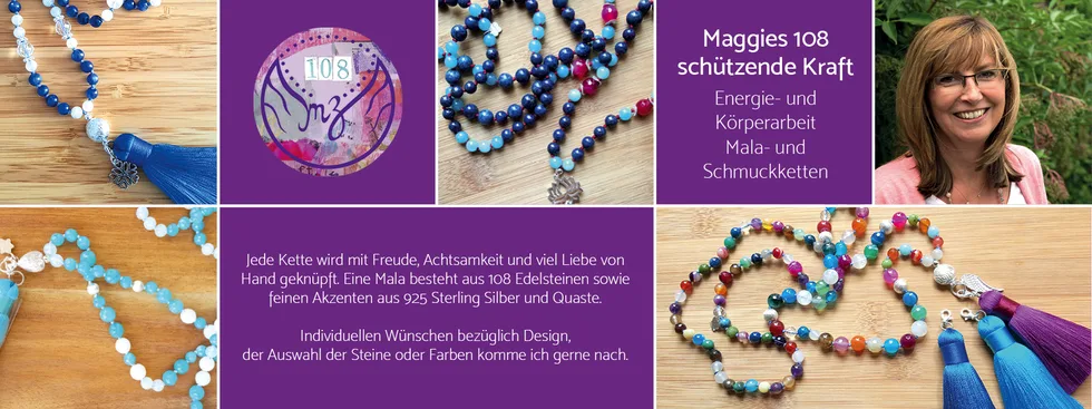 MAGGIS108 Energie- und Körperarbeit; Mala- und Schmuckketten aus Halbedelsteinen – Foto 1