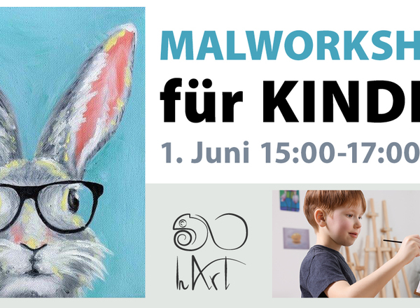 Malworkshop für Kinder - Thema: Hase