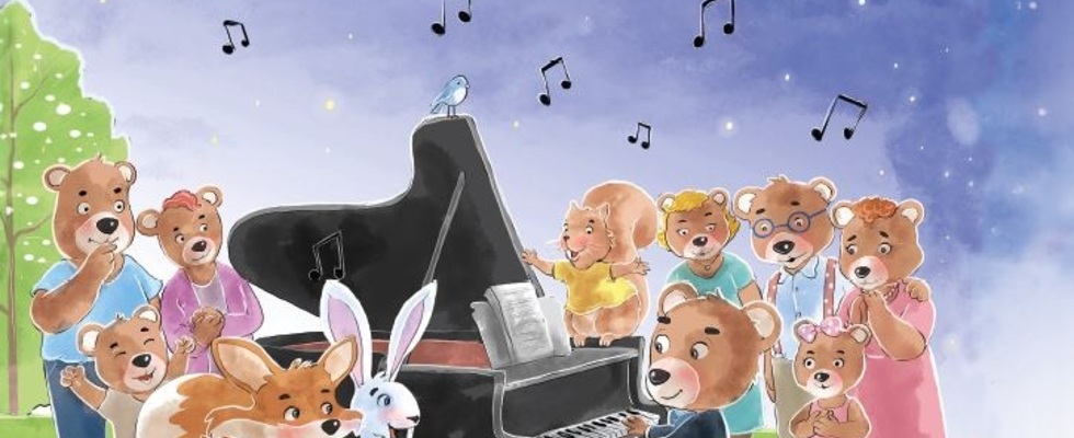 Carina Schlosser: Als der kleine Bär Klavier spielen lernte