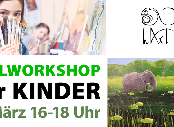 Malworkshop für Kinder am 1. März
