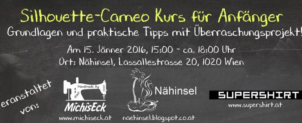SILHOUETTE CAMEO Hobbyplotter Kurs für Anfänger
