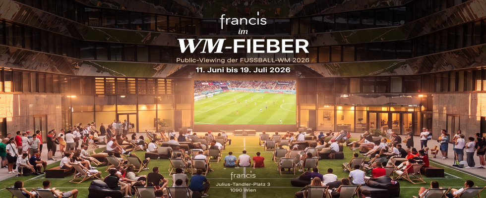 Public Viewing im 9. - FRANCIS im WM-Fieber
