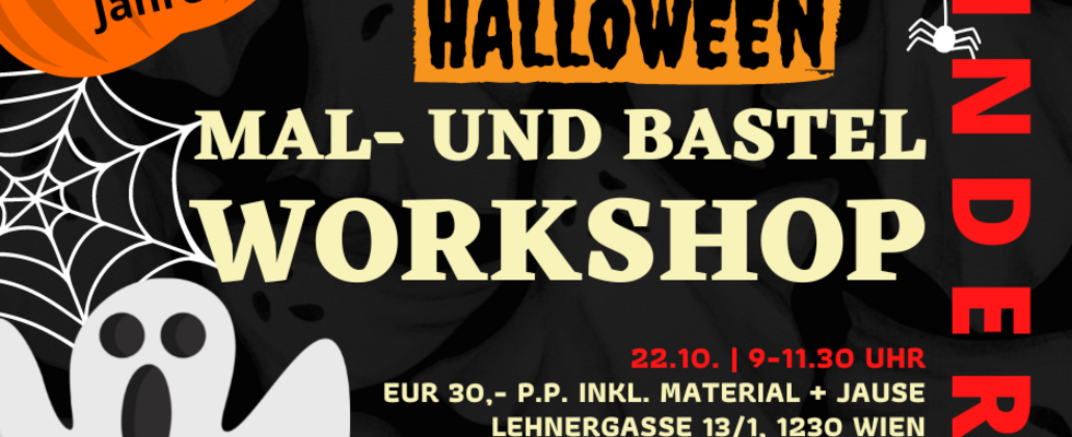 gruseliges Halloween - Kinder Bastel-Workshop