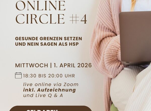 Gesunde Grenzen setzen & Nein sagen als HSP – Online-Workshop