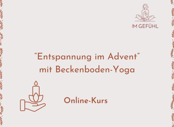 Entspannung im Advent mit Beckenbodenyoga