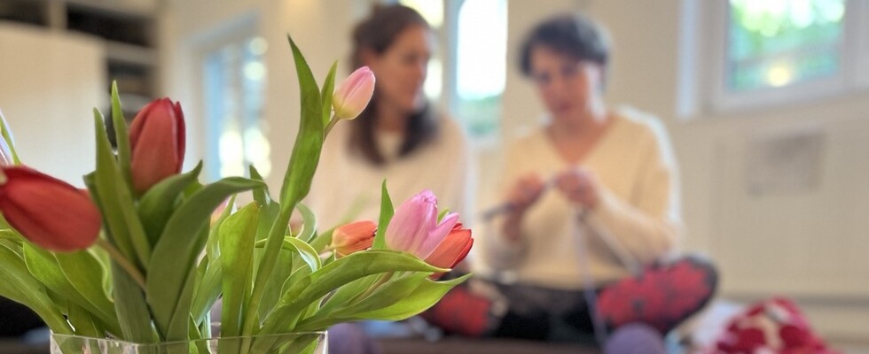 Yoga & Stricken mit Helen & Anna