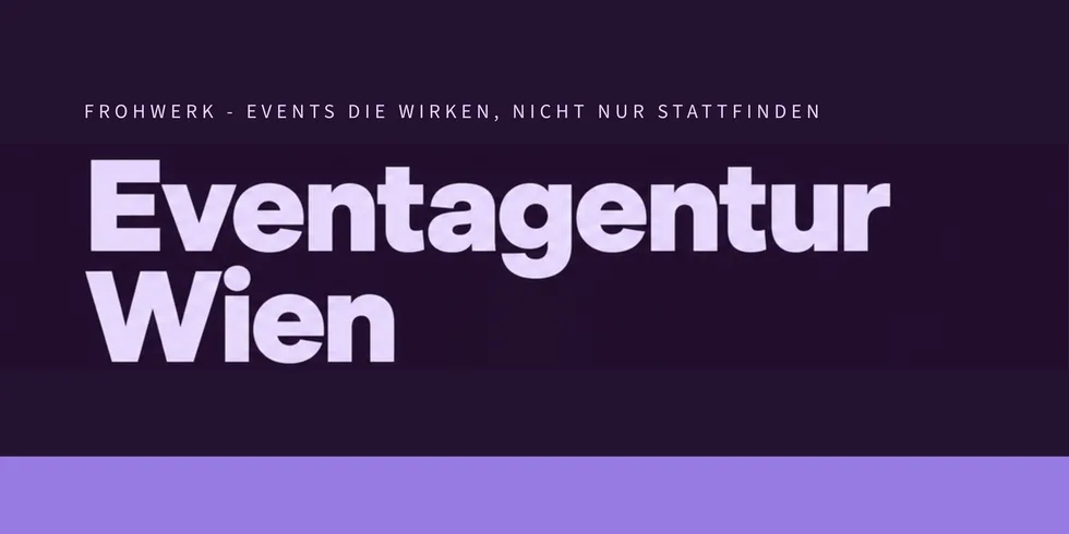 Frohwerk - Eventagentur in Wien - Anna Fröhlich – Foto 1