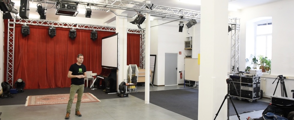 Seminarraum Probebühne Tag, WOE oder Abend 80 - 150 m²