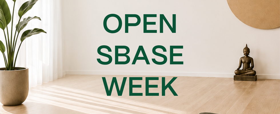 OPEN SBASE WEEK & OPEN DAY- alles zum kennenlernen