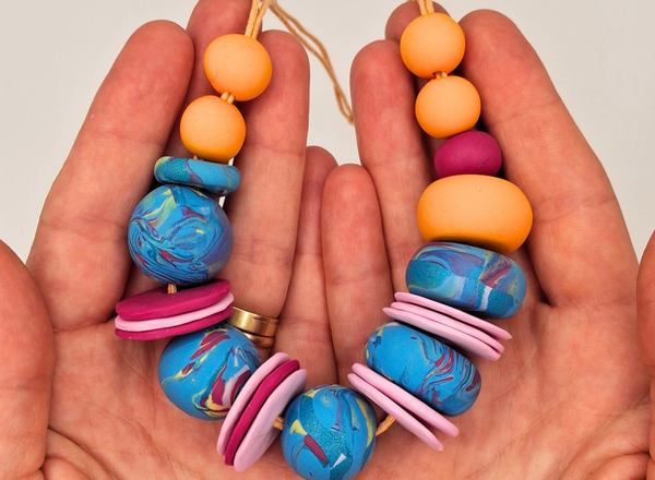 Beads & Disks Necklace Workshop in Vienna In English