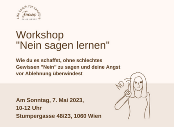 Workshop: The joy of rejection - Nein sagen und Grenzen setzen lernen