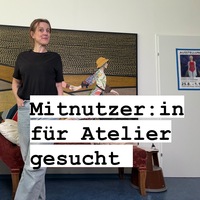 Mitnutzer:in für Atelier gesucht