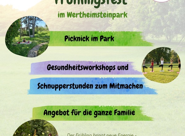 Frühlingsfest im Wertheimsteinpark