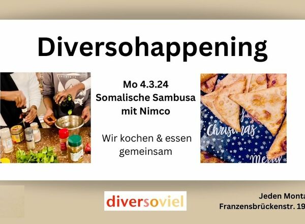 Diversohappening: somalische Sambusa