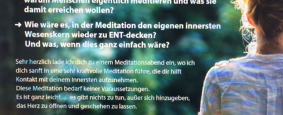 Meditation im November