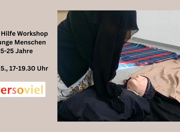 Erste Hilfe Workshop für junge Menschen