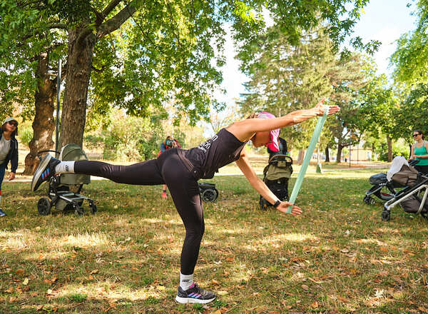 fitmom im  STADTPARK