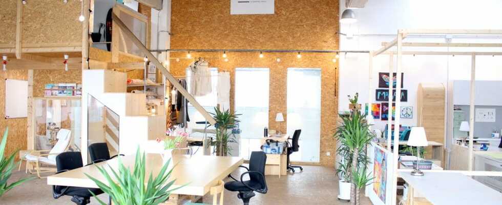 Atelierarbeitsplatz im Werksalon Co-Making Space